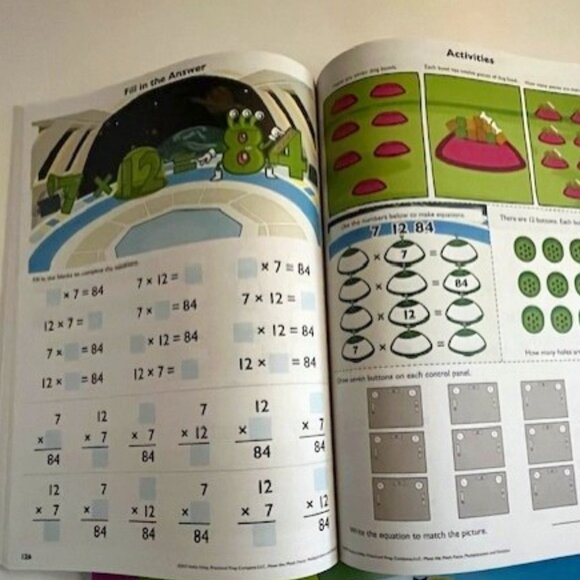 *NEW Meet the Math Facts Multiplication Workbook and Flashcards - Picture 3 of 10